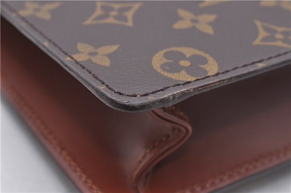 Auth Louis Vuitton Monogram Porte Documents Bandouliere M53338 Briefcase 5179D