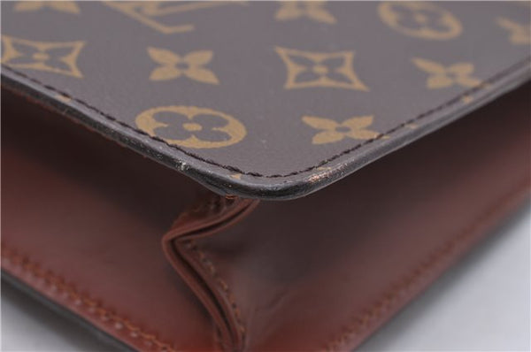 Auth Louis Vuitton Monogram Porte Documents Bandouliere M53338 Briefcase 5179D