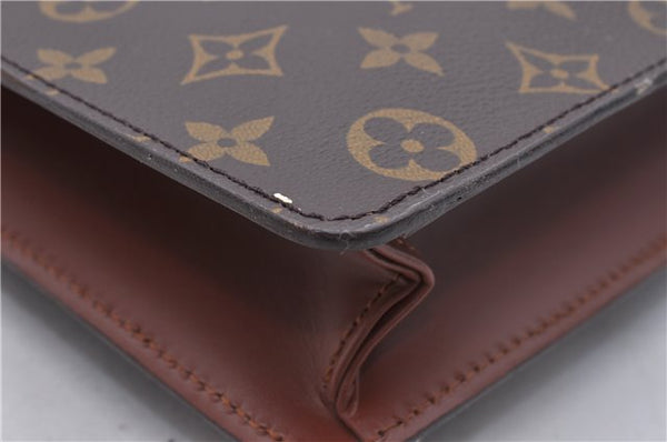 Auth Louis Vuitton Monogram Porte Documents Bandouliere M53338 Briefcase 5179D