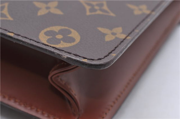 Auth Louis Vuitton Monogram Porte Documents Bandouliere M53338 Briefcase 5179D