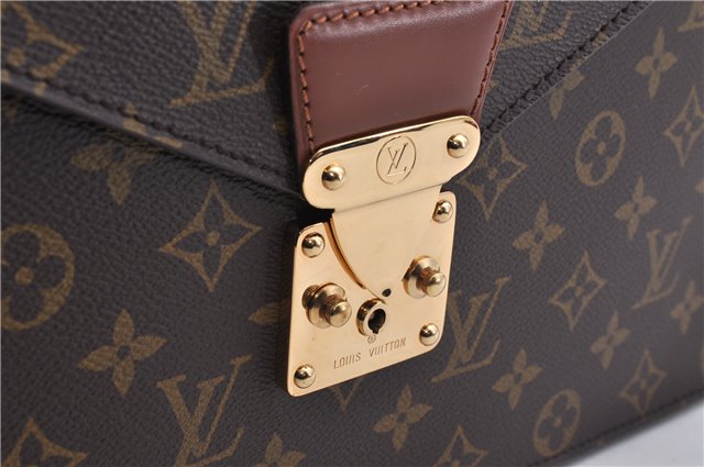 Auth Louis Vuitton Monogram Porte Documents Bandouliere M53338 Briefcase 5179D