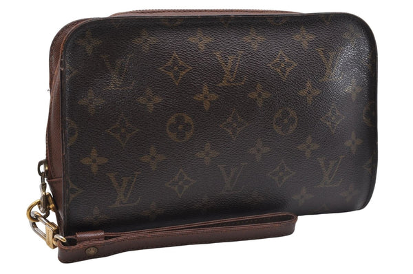 Authentic Louis Vuitton Monogram Orsay Clutch Hand Bag M51790 LV 5180D