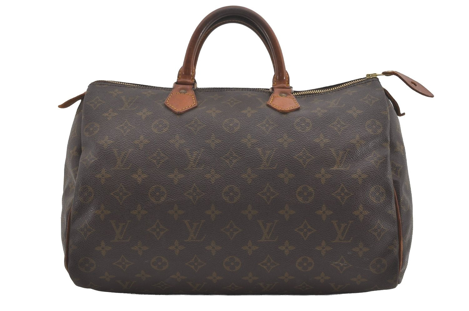 Authentic Louis Vuitton Monogram Speedy 35 Hand Boston Bag Old Model LV 5180I