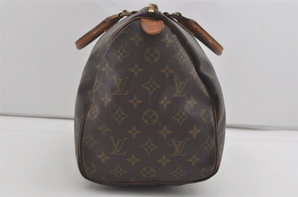 Authentic Louis Vuitton Monogram Speedy 35 Hand Boston Bag Old Model LV 5180I