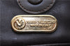 Authentic VALENTINO V Logo Shoulder Tote Bag PVC Leather Brown 5181C
