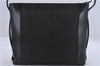 Authentic CELINE C Macadam Blason Shoulder Bag Canvas Leather Black 5181D
