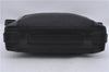 Authentic CELINE C Macadam Blason Shoulder Bag Canvas Leather Black 5181D