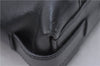 Authentic CELINE C Macadam Blason Shoulder Bag Canvas Leather Black 5181D