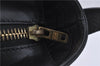 Authentic CELINE C Macadam Blason Shoulder Bag Canvas Leather Black 5181D