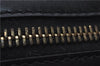 Authentic CELINE C Macadam Blason Shoulder Bag Canvas Leather Black 5181D