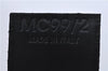 Authentic CELINE C Macadam Blason Shoulder Bag Canvas Leather Black 5181D