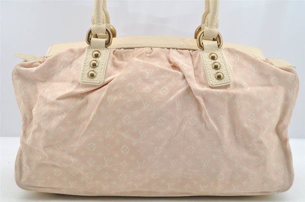 Authentic Louis Vuitton Monogram Mini Lin Trapeze GM Hand Bag M40064 Pink 5181I