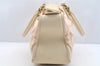 Authentic Louis Vuitton Monogram Mini Lin Trapeze GM Hand Bag M40064 Pink 5181I