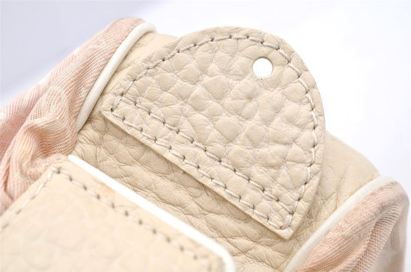 Authentic Louis Vuitton Monogram Mini Lin Trapeze GM Hand Bag M40064 Pink 5181I