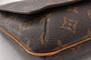 Authentic Louis Vuitton Monogram Musette Tango Shoulder Bag M51257 LV 5183I