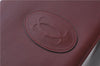 Authentic Cartier Must de Cartier Clutch Bag Leather Bordeaux Red 5184C