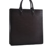 Authentic Louis Vuitton Epi Leather Sac Plat Tote Bag M5908D Brown LV 5184D