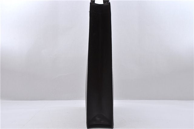 Authentic Louis Vuitton Epi Leather Sac Plat Tote Bag M5908D Brown LV 5184D