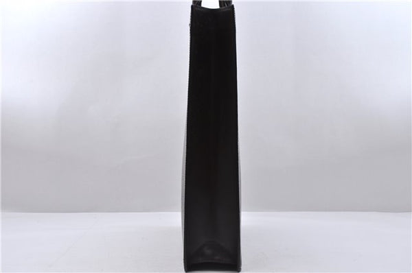 Authentic Louis Vuitton Epi Leather Sac Plat Tote Bag M5908D Brown LV 5184D