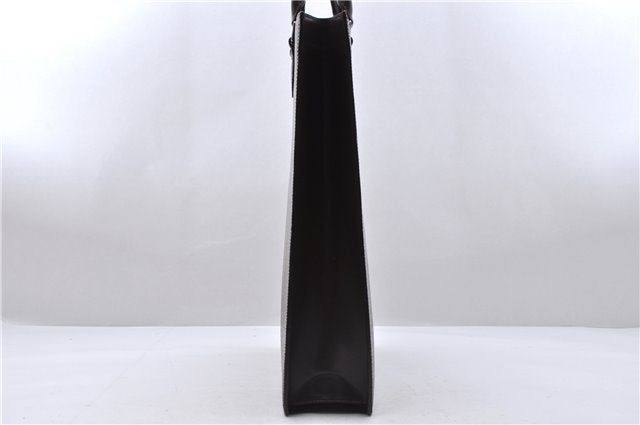 Authentic Louis Vuitton Epi Leather Sac Plat Tote Bag M5908D Brown LV 5184D