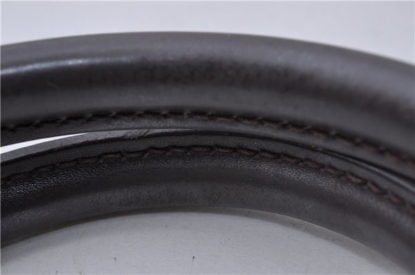 Authentic Louis Vuitton Epi Leather Sac Plat Tote Bag M5908D Brown LV 5184D