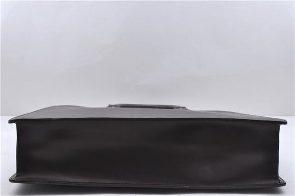 Authentic Louis Vuitton Epi Leather Sac Plat Tote Bag M5908D Brown LV 5184D