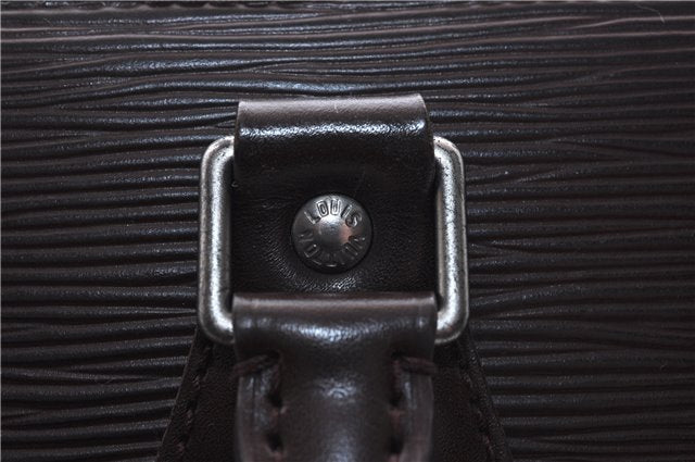 Authentic Louis Vuitton Epi Leather Sac Plat Tote Bag M5908D Brown LV 5184D