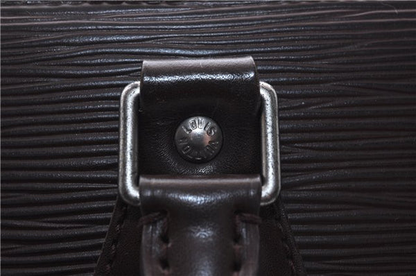 Authentic Louis Vuitton Epi Leather Sac Plat Tote Bag M5908D Brown LV 5184D