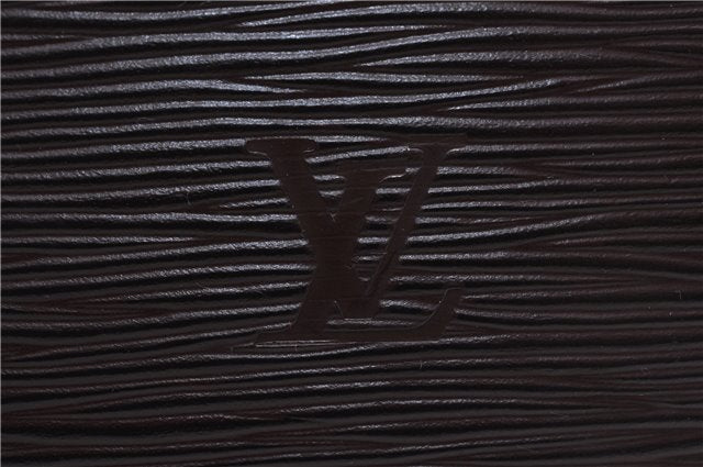 Authentic Louis Vuitton Epi Leather Sac Plat Tote Bag M5908D Brown LV 5184D