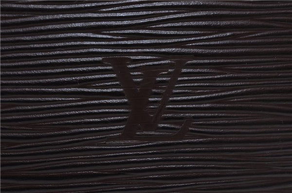 Authentic Louis Vuitton Epi Leather Sac Plat Tote Bag M5908D Brown LV 5184D