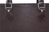 Authentic Louis Vuitton Epi Leather Sac Plat Tote Bag M5908D Brown LV 5184D