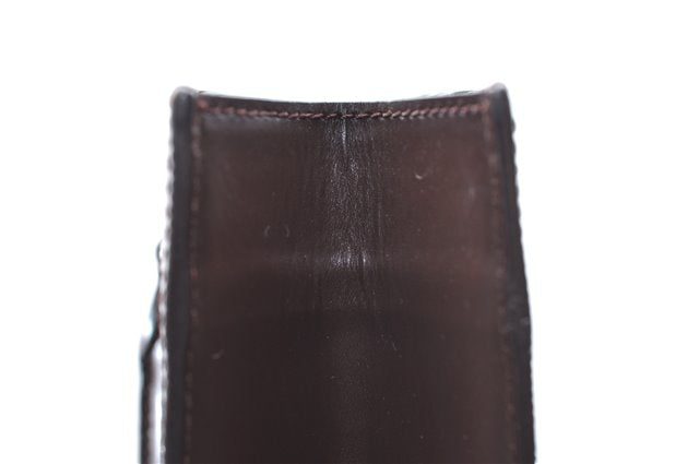 Authentic Louis Vuitton Epi Leather Sac Plat Tote Bag M5908D Brown LV 5184D