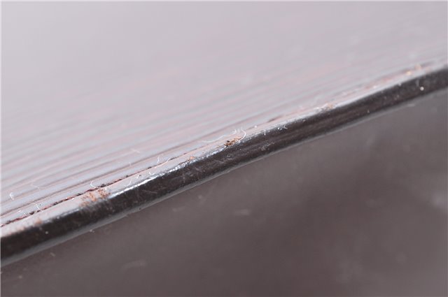 Authentic Louis Vuitton Epi Leather Sac Plat Tote Bag M5908D Brown LV 5184D