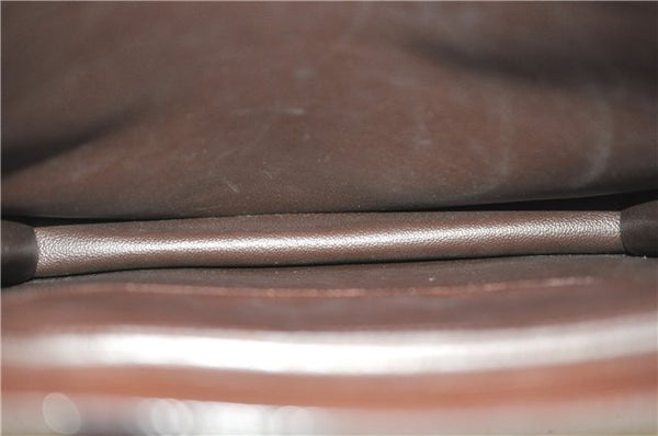 Authentic Louis Vuitton Epi Leather Sac Plat Tote Bag M5908D Brown LV 5184D