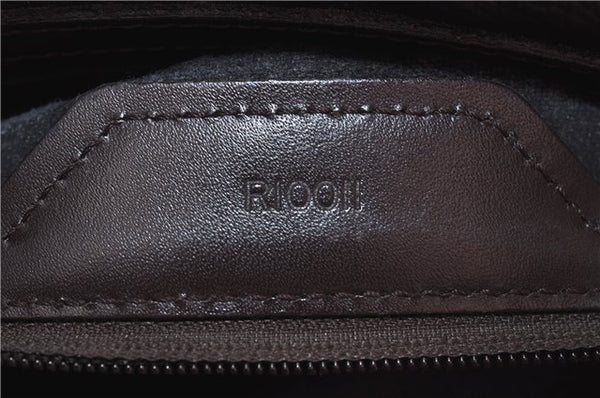 Authentic Louis Vuitton Epi Leather Sac Plat Tote Bag M5908D Brown LV 5184D