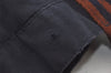 Authentic HERMES Fourre Tout MM Vintage Hand Tote Bag Canvas Navy 5184I