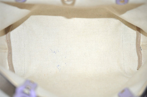 Authentic GUCCI Craft Shoulder Tote Bag GG Canvas Leather 269878 Brown 5185I