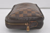 Authentic Louis Vuitton Damier Trousse Toilette Clutch Hand Bag N47623 LV 5186I