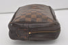 Authentic Louis Vuitton Damier Trousse Toilette Clutch Hand Bag N47623 LV 5186I