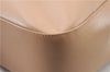 Authentic Ferragamo Leather Shoulder Hand Bag Purse Beige 5188C