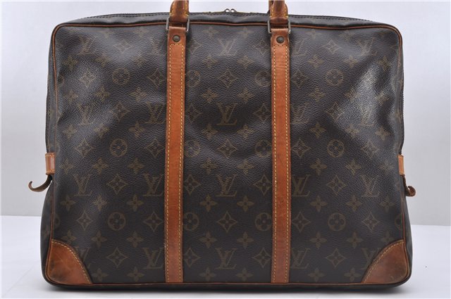 Auth Louis Vuitton Monogram Porte Documents Voyage Briefcase M53361 LV 5189D