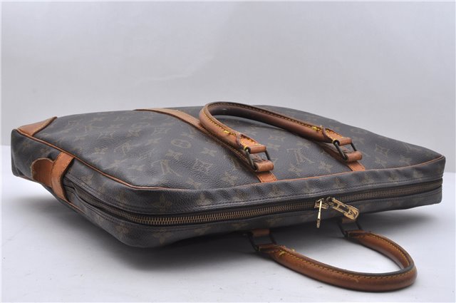 Auth Louis Vuitton Monogram Porte Documents Voyage Briefcase M53361 LV 5189D