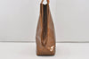 Authentic Louis Vuitton Vernis Reade MM Hand Bag Brown M91143 LV 5189I