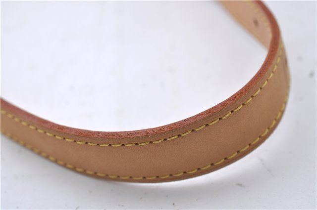 Auth Louis Vuitton Vernis Thompson Street Shoulder Bag Beige M91070 LV 5190D