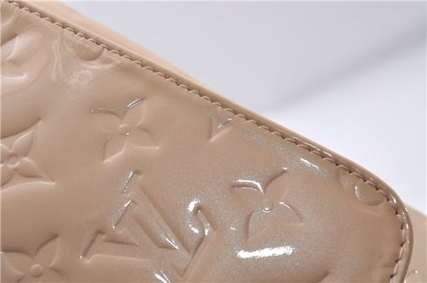 Auth Louis Vuitton Vernis Thompson Street Shoulder Bag Beige M91070 LV 5190D