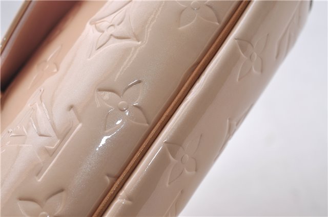 Auth Louis Vuitton Vernis Thompson Street Shoulder Bag Beige M91070 LV 5190D
