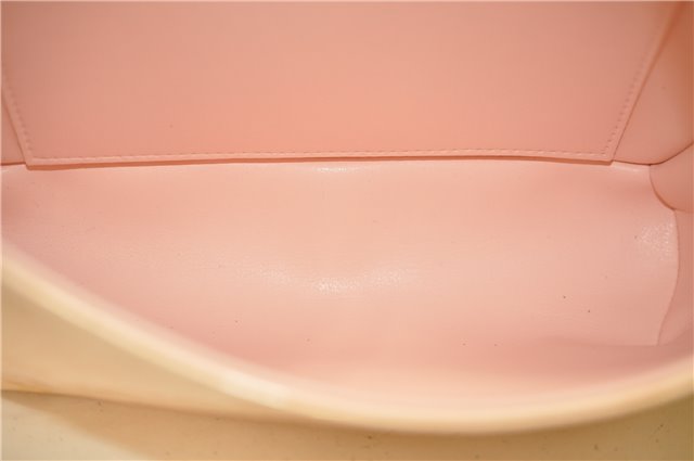 Auth Louis Vuitton Vernis Thompson Street Shoulder Bag Beige M91070 LV 5190D