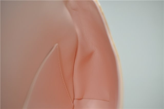 Auth Louis Vuitton Vernis Thompson Street Shoulder Bag Beige M91070 LV 5190D