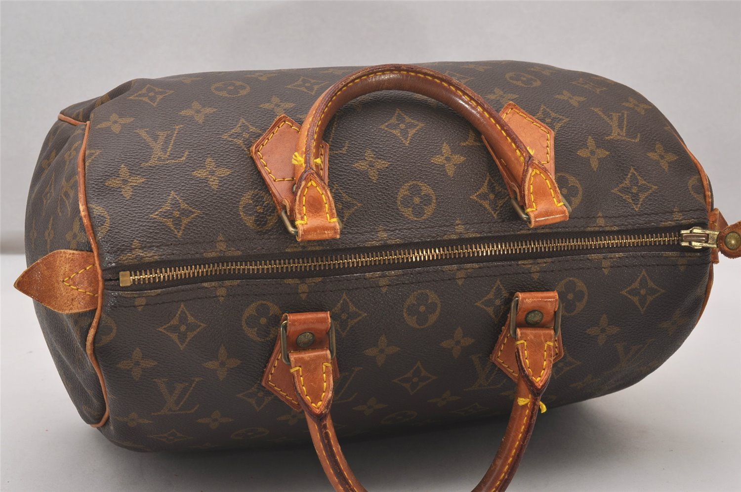 Authentic Louis Vuitton Monogram Speedy 30 Hand Boston Bag M41526 LV 5190I
