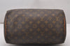 Authentic Louis Vuitton Monogram Speedy 30 Hand Boston Bag M41526 LV 5190I